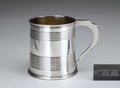 Antique Silver Christening Mug